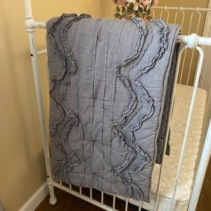 Pottery Barn Ruffle Toddler Quilt